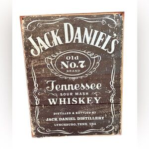 Jack Daniel's Bar Metal Sign Wall Decor